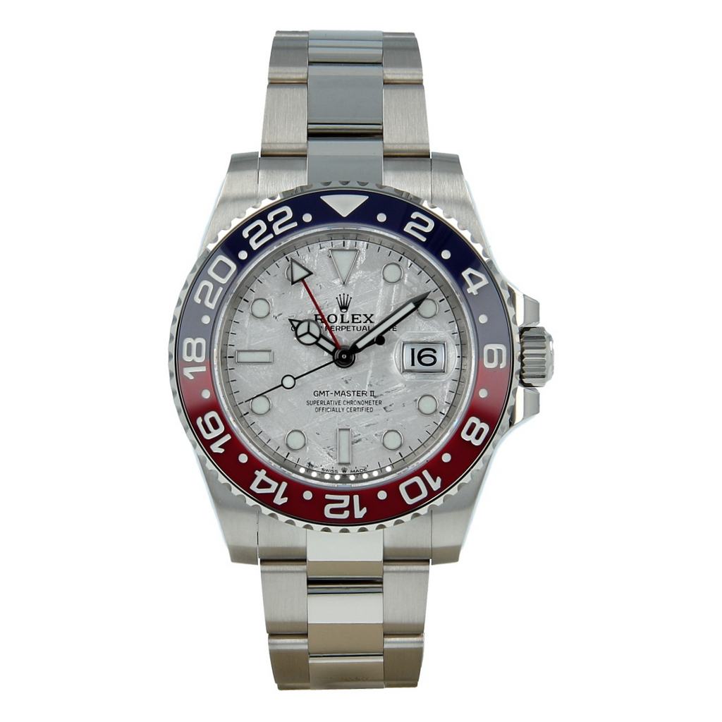 Rolex GMT-Master II "Pepsi" Meteorite Dial in White Gold