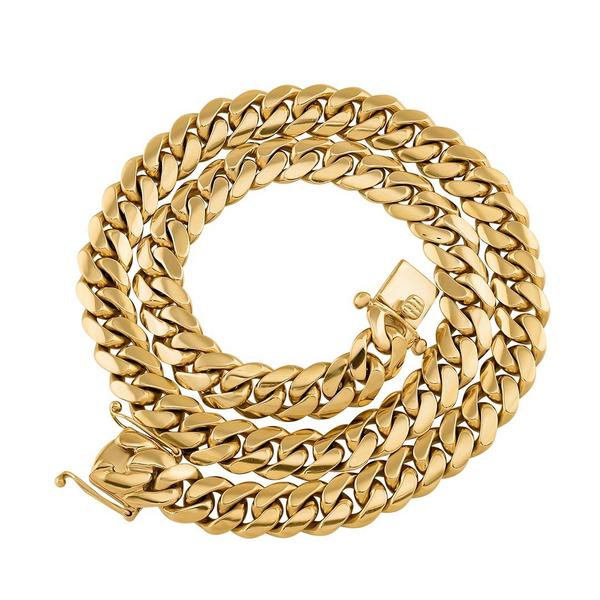 Yellow Gold Cuban Link Chain